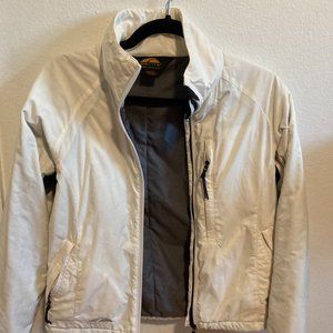 GoLite White Puffer Aviator Jacket